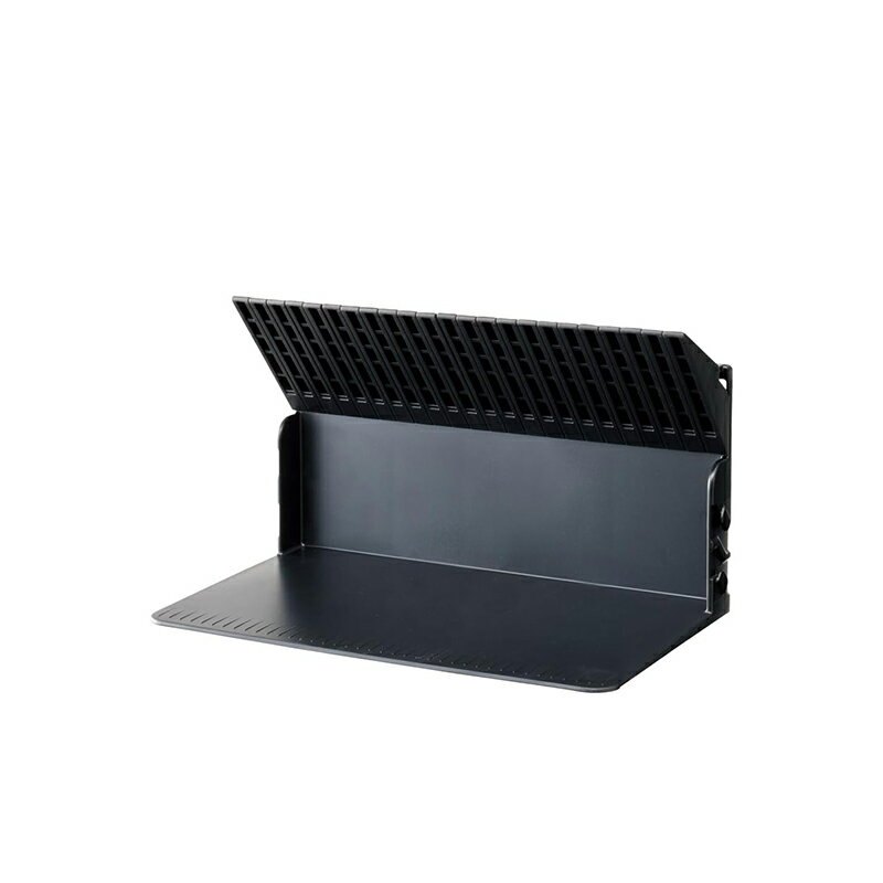 リヒトラブ 1冊でも倒れない ブックスタンド ブックエンド ブラック A3575-24 4903419847500