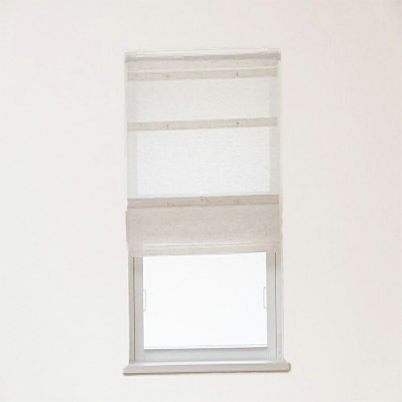 フルネス コードレスローマンシェード スレバー 幅45cm 丈120cm ナチュラル 4903220961518