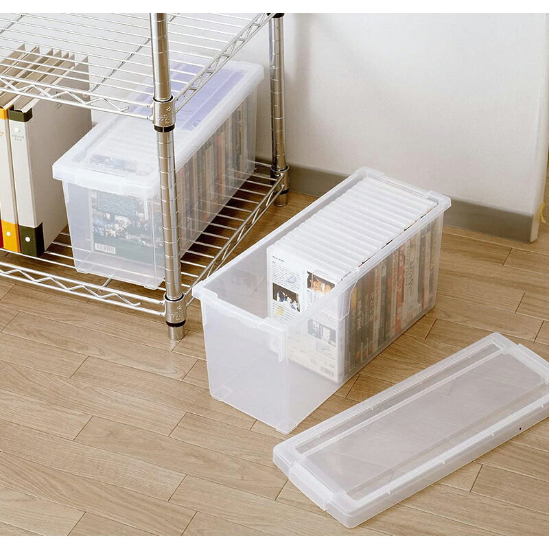 天馬 Tenma いれと庫 DVD 収納ボックス 幅17.5cm×奥行45cm×高さ21cm 4904746423597 [2]