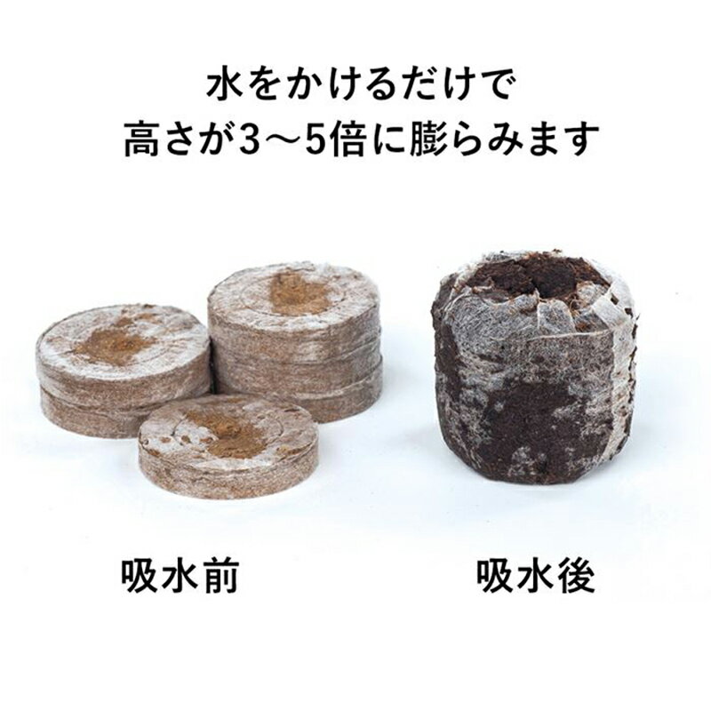 サカタのタネ ジフィーセブン そのまま植えられる土ポット 直径42mm 48個入り 4974449006229 2