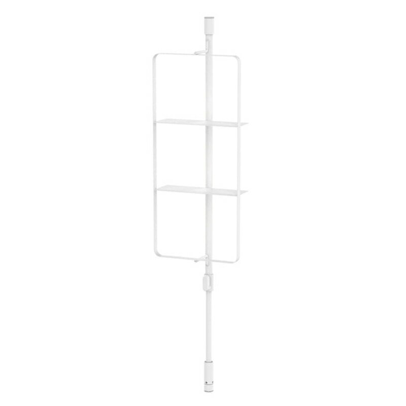 平安伸銅工業 キッチン 突っ張り ラック マットホワイト スチールラック マグネットフック3個付属 SPL-..