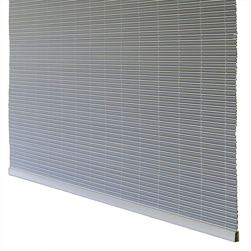 三宅製簾 すだれ モザイク グレー 80cm×135cm 4977986068156
