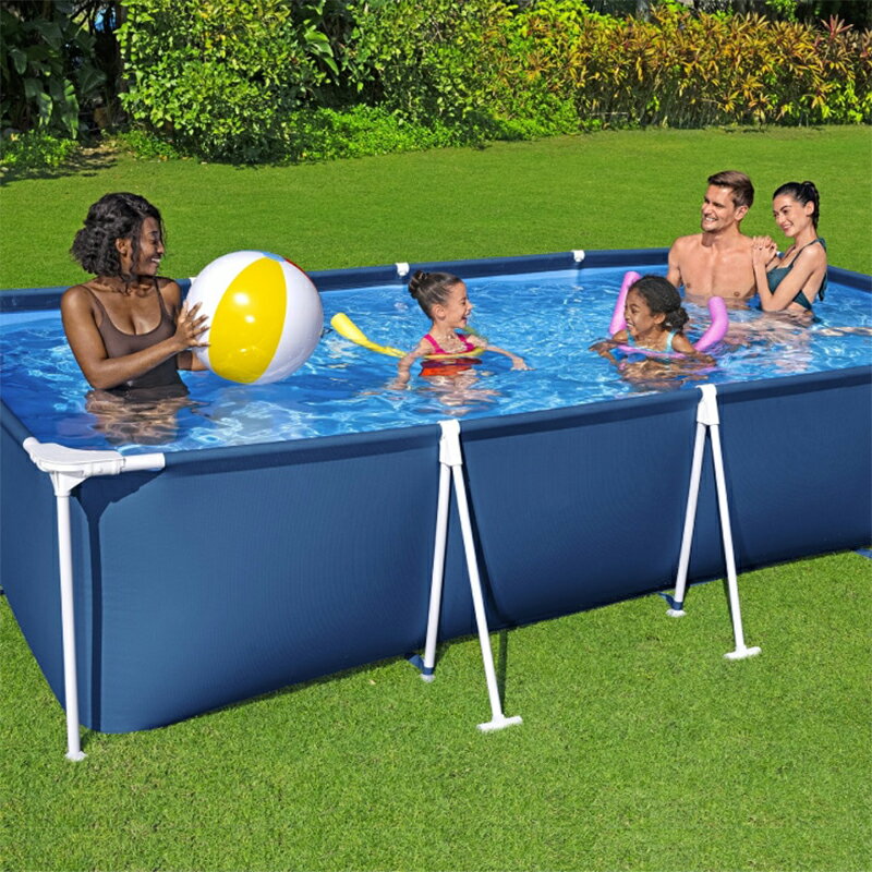 タカショー グランドプール 4m×2.11m×81cm 組み立て式プール 56405 お取り寄せ商品 6941607328002 2