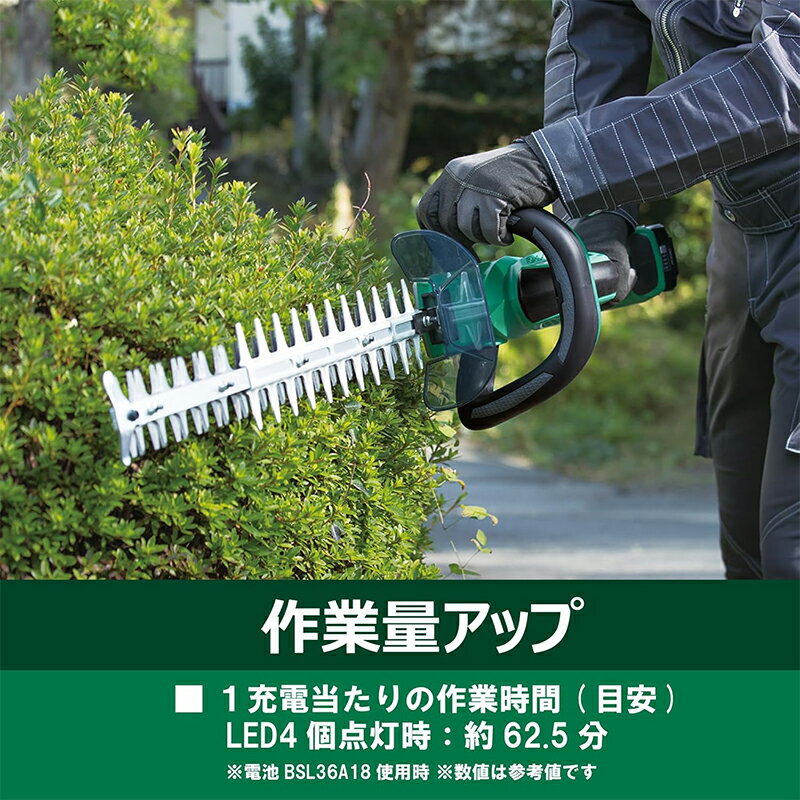 HiKOKI コードレス植木バリカン CH3656DA(XPZ) 4966376415670