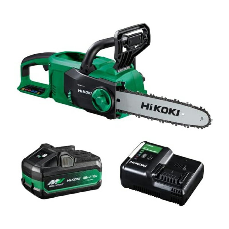 HiKOKI コードレスチェンソー 36V バッテリ付 充電器付 CS3630DB(XPZ) 4966376415168
