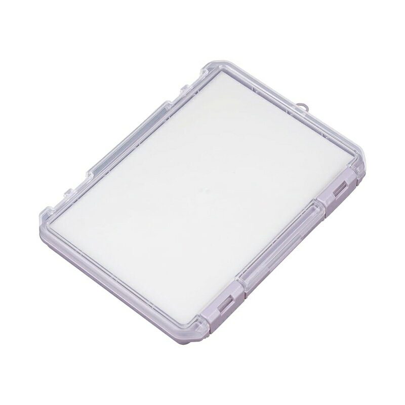 Garments Storage Implements - JEJアステージ クッション付コレクションケース 浅型 大 ラベンダー 推し活コレクションケース 230A 4528302912525