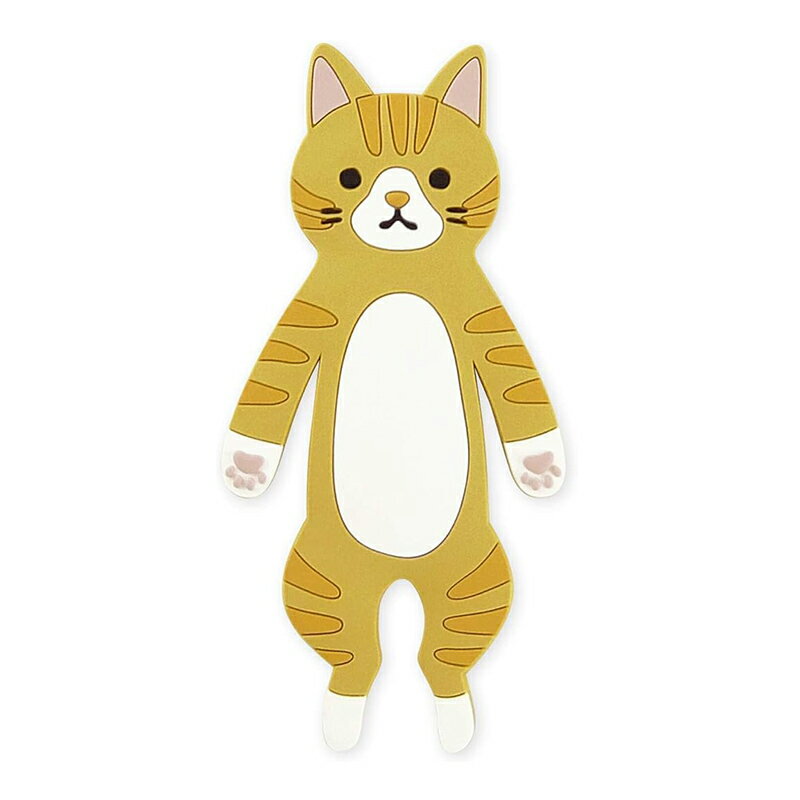 ＜東洋ケース 吸盤フック Sticky Hook Friends! トラネコ 1個 吸着フック SH-F-01＞ ●水回りの小物をギュッと抱えてピタッと貼りつく吸着フック！貼りはがしOK! ●洗面所の鏡・お風呂場のタイル・ガラスなど、ツルツルした場所に簡単に貼り付きます。 ●手足を曲げて歯ブラシ・コップ・ヘアゴムメガネなど、ごちゃつく小物をかわいく収納 ●コップかけや歯ブラシスタンドとしてご使用できます ●床に接しない壁面収納でぬめり、カビ対策にも最適です ●普段からカビなどの汚れを意識している方にオススメです！ 【商品仕様】 種類：トラネコ 素材：塩化ビニル樹脂、鉄板、PU、PET 重量：35g 耐荷重：250g以下 耐熱：80℃以下 生産国：中国 商品写真は、 お使いのモニター設定、お部屋の照明等により実際の商品と色味が異なる場合がございます。