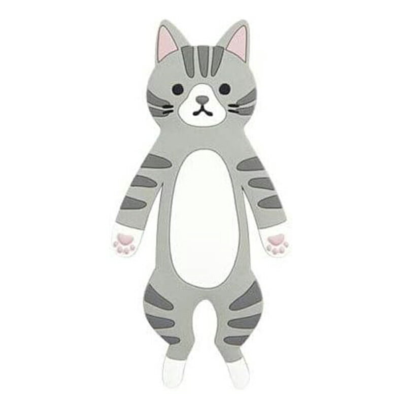 ＜東洋ケース 吸盤フック Sticky Hook Friends! サバトラ 1個 吸着フック SH-F-10＞ ●水回りの小物をギュッと抱えてピタッと貼りつく吸着フック！貼りはがしOK! ●洗面所の鏡・お風呂場のタイル・ガラスなど、ツルツルした場所に簡単に貼り付きます。 ●手足を曲げて歯ブラシ・コップ・ヘアゴムメガネなど、ごちゃつく小物をかわいく収納 ●コップかけや歯ブラシスタンドとしてご使用できます ●床に接しない壁面収納でぬめり、カビ対策にも最適です ●普段からカビなどの汚れを意識している方にオススメです！ 【商品仕様】 種類：サバトラ 素材：塩化ビニル樹脂、鉄板、PU、PET 重量：35g 耐荷重：250g以下 耐熱：80℃以下 生産国：中国 商品写真は、 お使いのモニター設定、お部屋の照明等により実際の商品と色味が異なる場合がございます。