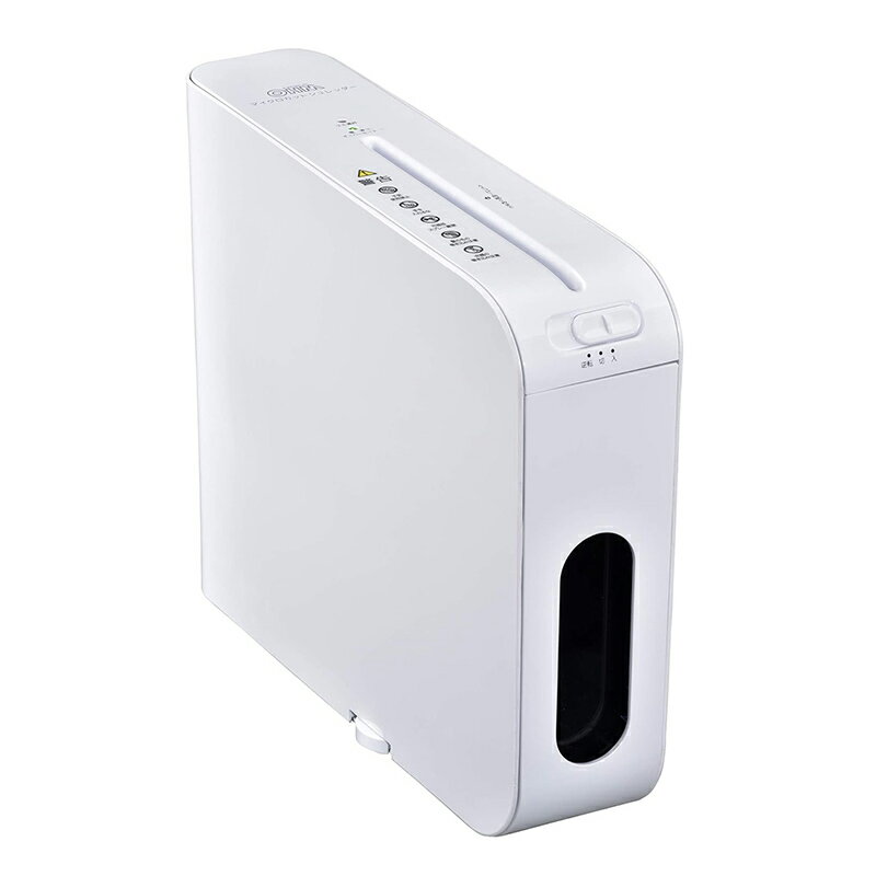 オーム電機 OHM スリムマイクロカットシュレッダー スリムデザイン SHR-MX700-W 4971275051430