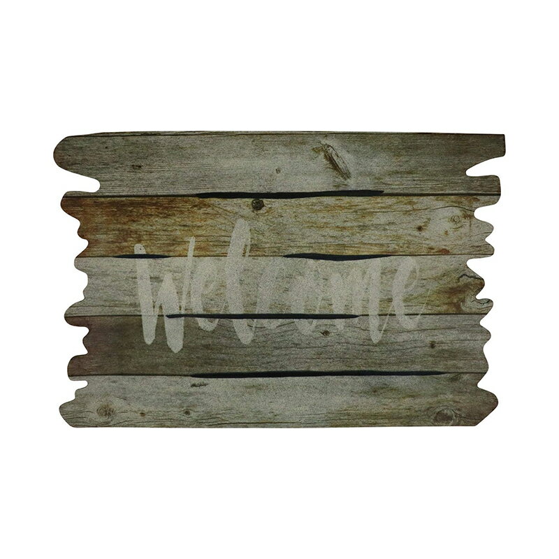 ベストコ エントランスラバーマット ヴィンテージウェルカム 40×60cm 玄関マット 泥落とし 屋外 ND-474..