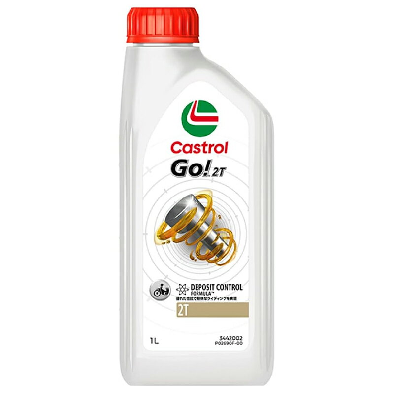 Castrol 2�������� ���󥸥󥪥��� GO! 2T 1L ���ؼ�2�������륨�󥸥��� ��ʬ������ �����ȥ����� 4985330202729