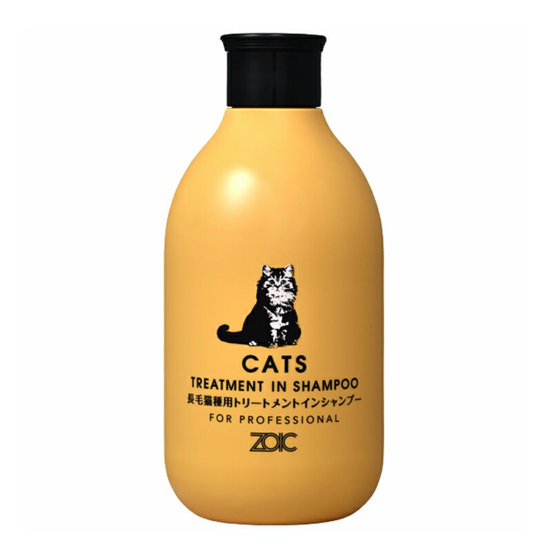 Shampoo - ゾイック N キャッツ トリートメントインシャンプー ロング 300ml 長毛猫種用 30335 4989793351376