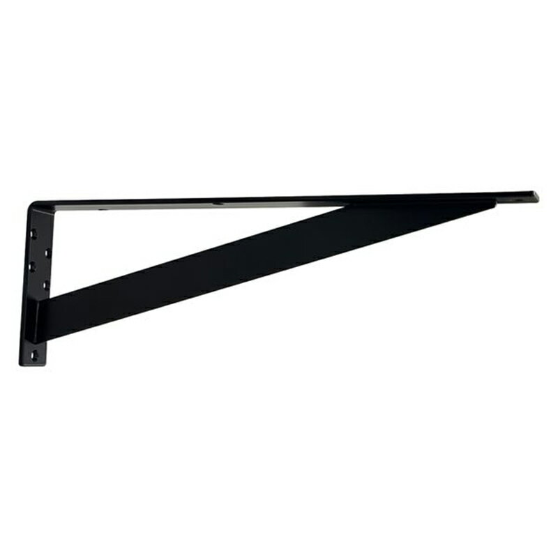 樂天商城 - 水上 スリムカウンター棚受 450×150×38mm ツヤ消しブラック 1本入 SCT-450BK 4515161183517