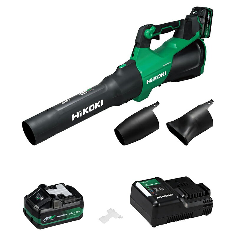 HiKOKI RB36DC(2WPZ) 36V コードレスブロワ 蓄電池2個・充電器付セット