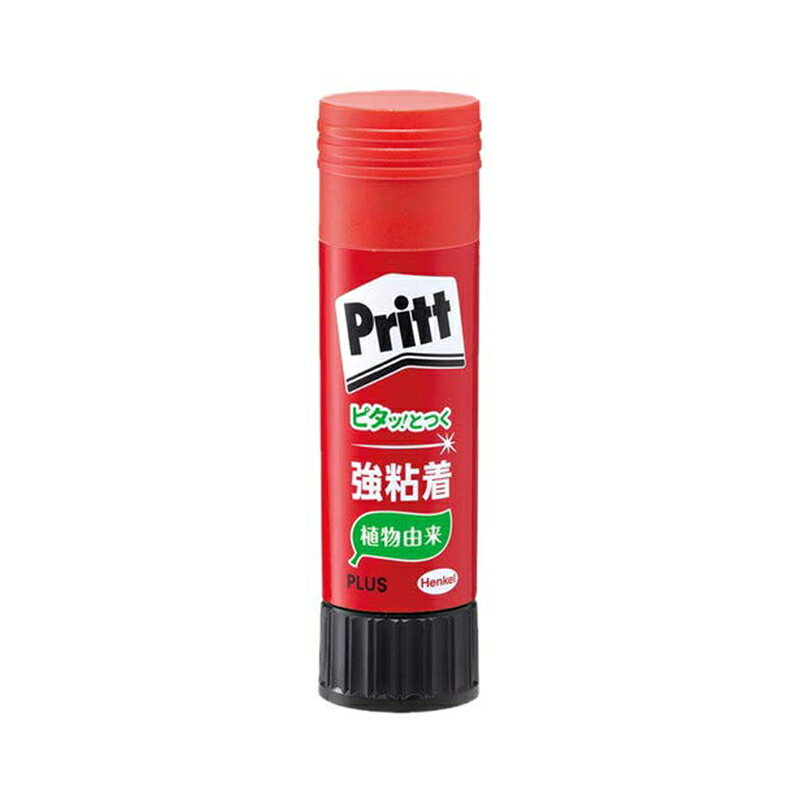 のりの主成分に、でんぷんなどの植物由来成分を使用しています。 有機溶剤不使用ですのでお子様にも安心です。 子どもから大人まで、用途が変わってもずっと使えるスタンダードなスティックのりです。 粘着力が強く、ピタッとくっつきます。 植物由来成分（約86％※のり部分乾燥重量中）使用で、安心＆環境に配慮した商品です。 紙・厚紙・写真・布などの接着。 紙工作や掲示物、厚手の封筒どめに。 直径(mm)：26 長さ(mm)：95 容量(g)：約20 高さ(mm)：26 タイプ：強粘着 材質 主成分:PGE（変性でんぷん） 本体容器・中皿：再生PP 商品写真は、 お使いのモニター設定、お部屋の照明等により実際の商品と色味が異なる場合がございます。