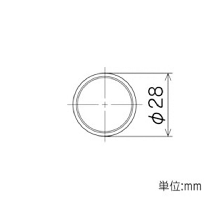 ��경�� ���쥯�����ѥ��� ����ľ��28mm Ĺ��450mm �ޥåȥѥ��� �ޥåȥ��祳�졼�� HMA-450 S MCC 4979652625861