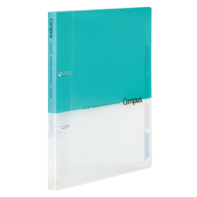 KOKUYO キャンパス プリントもとじやすい 2穴ルーズリーフバインダー B5 ライトブルー ル-PP358LB 4901480344072