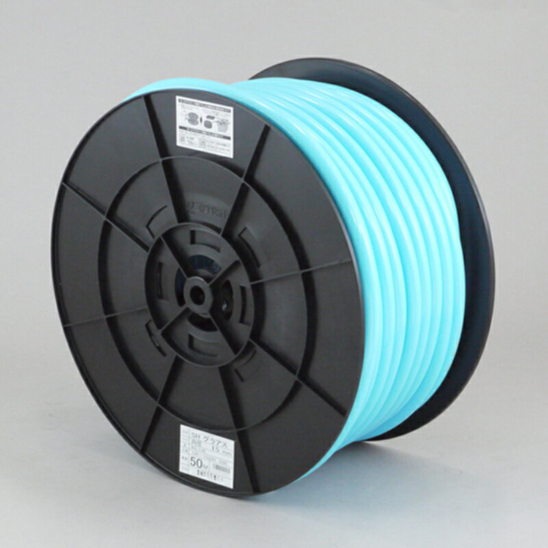 【10cm単位で切り売り】三洋化成 グラアスホース パステルブルー 15×20mm 最大50m ...