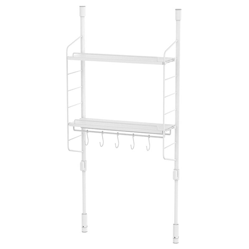 平安伸銅工業 キッチン突っ張りラック トレイセット マットホワイト SPL-2WH 4977612682152(3.0)