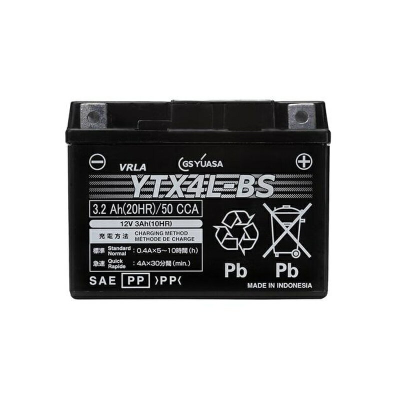 GS�楢�� VRLA �����ۼ��Хåƥ꡼ �Х����ѥХåƥ꡼ YTX4L-BS 4580181121238
