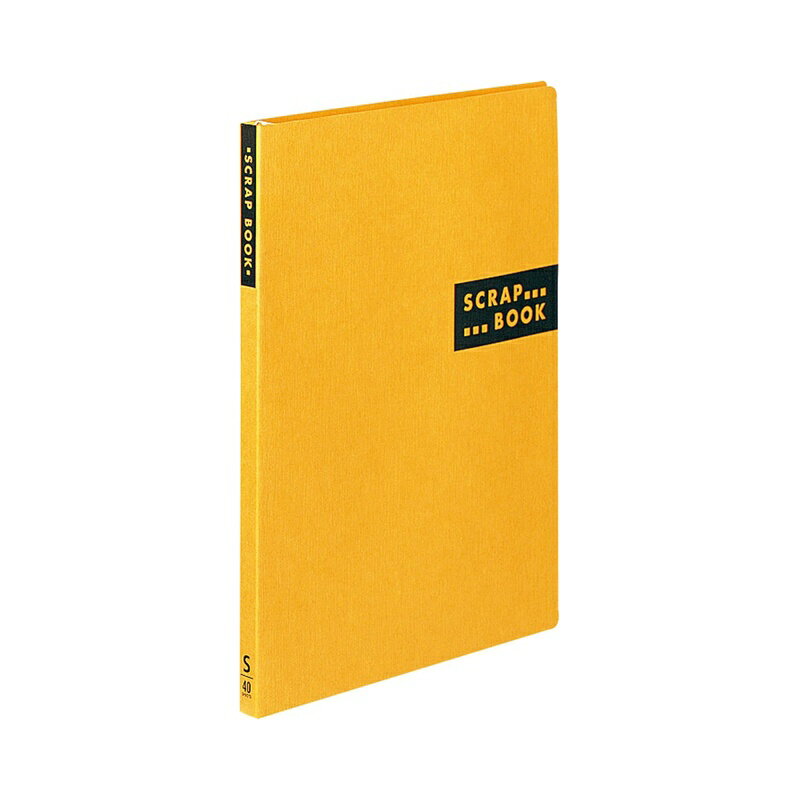 Binders, Scrapbooks - コクヨ スクラップブックS スパイラルとじ 固定式 A4 クラフト40枚 黄 ラ-410Y 4901480041742