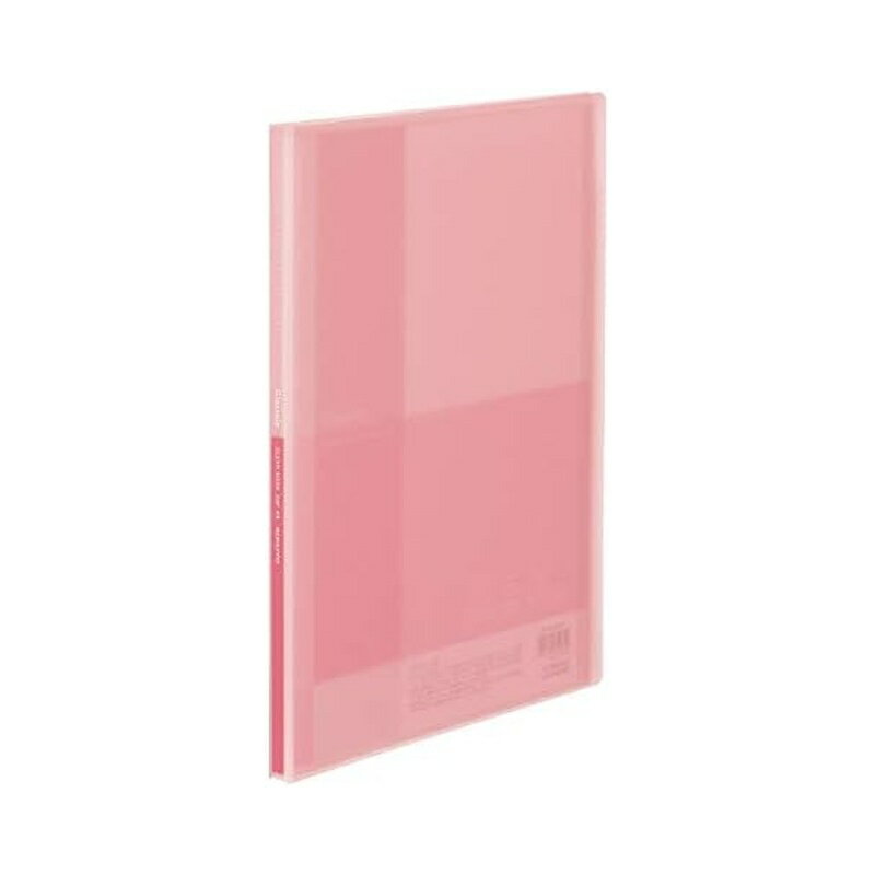 コクヨ クリヤーブック Glassele 固定式 A4 20枚 ライトピンク ラ-GL20LP 4901480350820