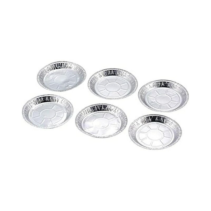 キャプテンスタッグ アルミ バーベキュー取り皿 20cm 6枚組 M-6648 4976790766487