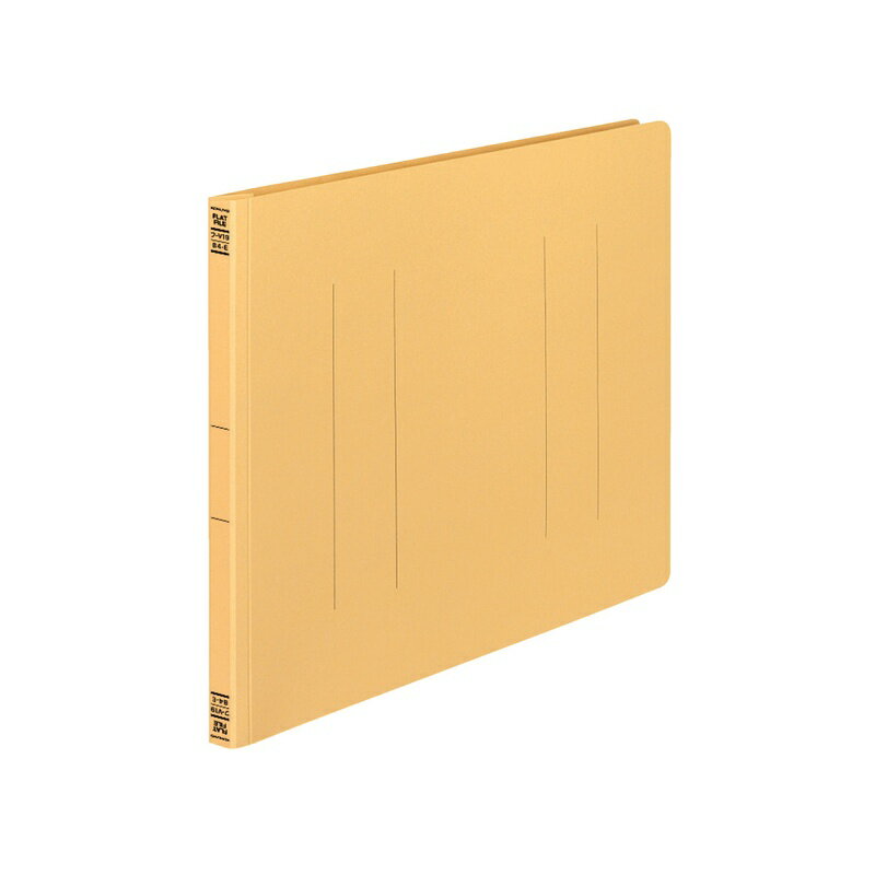 ●とじ具の押さえ板は再生PSを使用しています。 ●分別廃棄が可能です。 サイズ：B4-E 収容寸法：15mm 収容枚数：150枚 外寸法（高さ・幅・背幅）：267・380・18 穴数：2穴 とじ穴間隔：80mmピッチ 材質：表紙：色板紙(古紙パルプ配合)、とじ具押さえ板・スライドコマ：R-PS 製品色：黄 ●再生材配合率/表紙:古紙パルプ配合率72%、とじ具押さえ板・スライドコマ:R-PS100% 商品写真は、 お使いのモニター設定、お部屋の照明等により実際の商品と色味が異なる場合がございます。