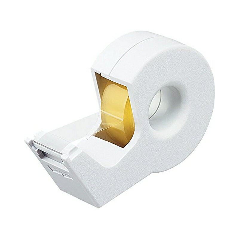 乐天商城 - コクヨ テープカッター カルカット ハンディタイプ 小巻き 白 T-SM300W 4901480298917