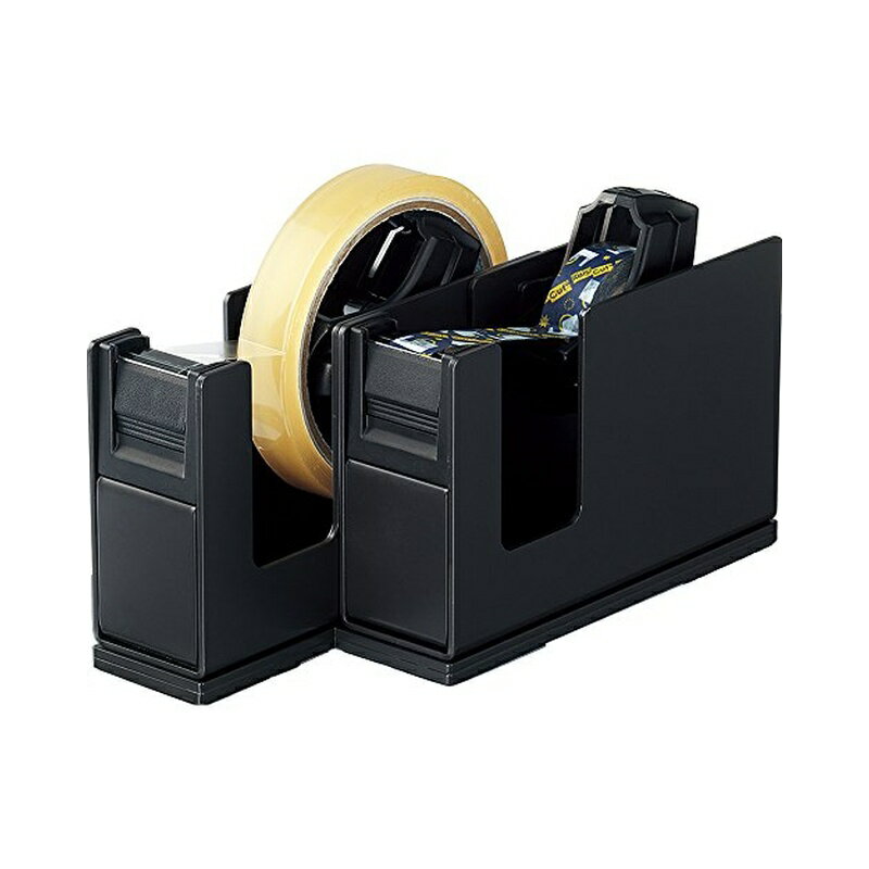 乐天商城 - コクヨ テープカッター カルカット スチール2連 黒 T-SM110ND 4901480306780
