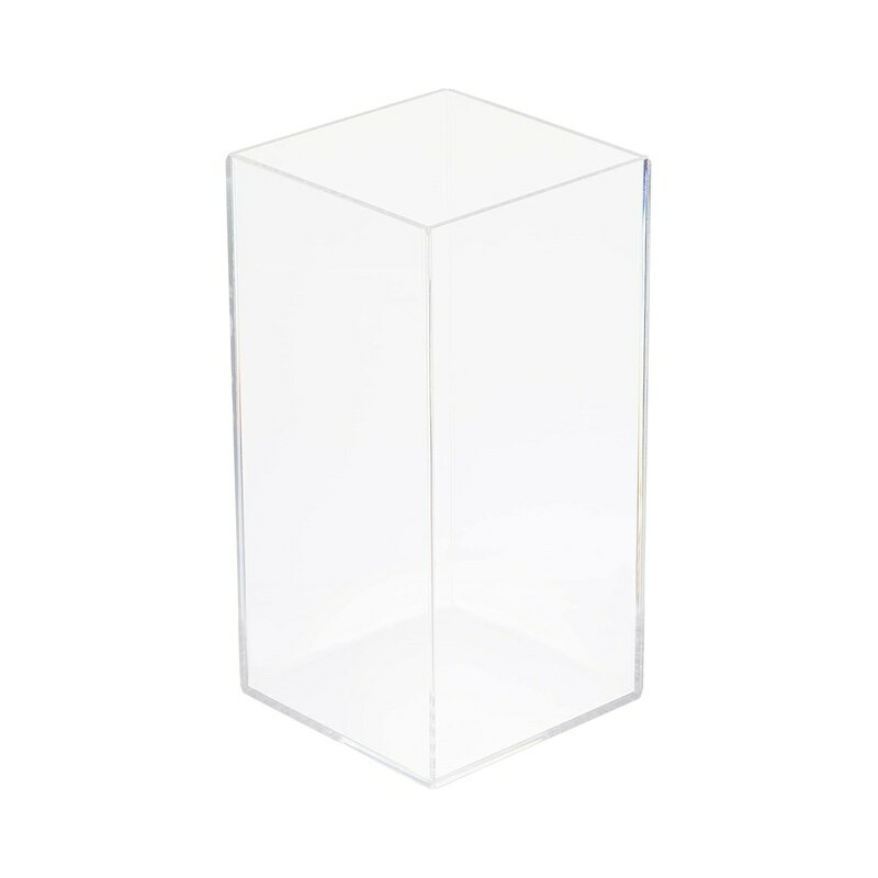 Showcases - アクリサンデー アクリBOX 100mm×100mm×高さ200mm 板厚3mm 透明 AB-7 4953463909044