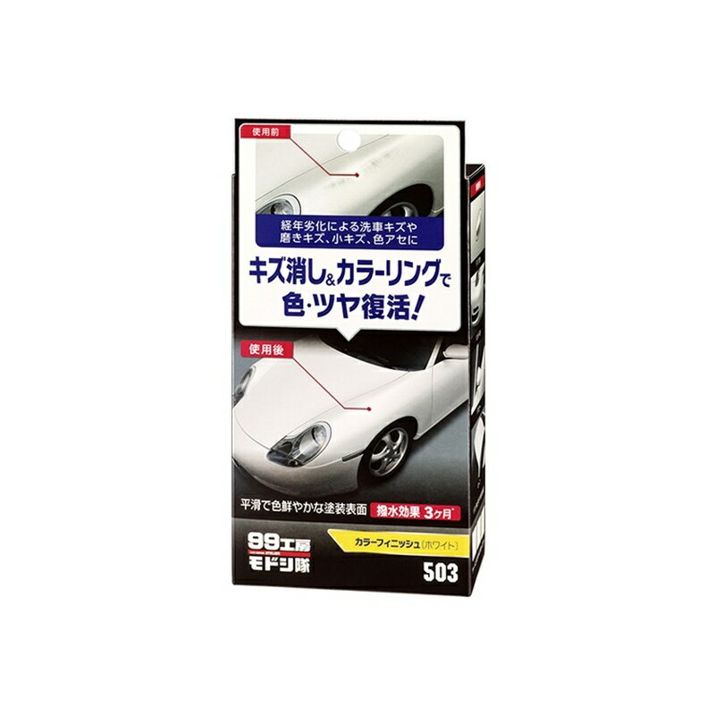 乐天商城 - ソフト99 99工房 モドシ隊 カラーフィニッシュ ホワイト 補修ケミカル 09503 4975759095033