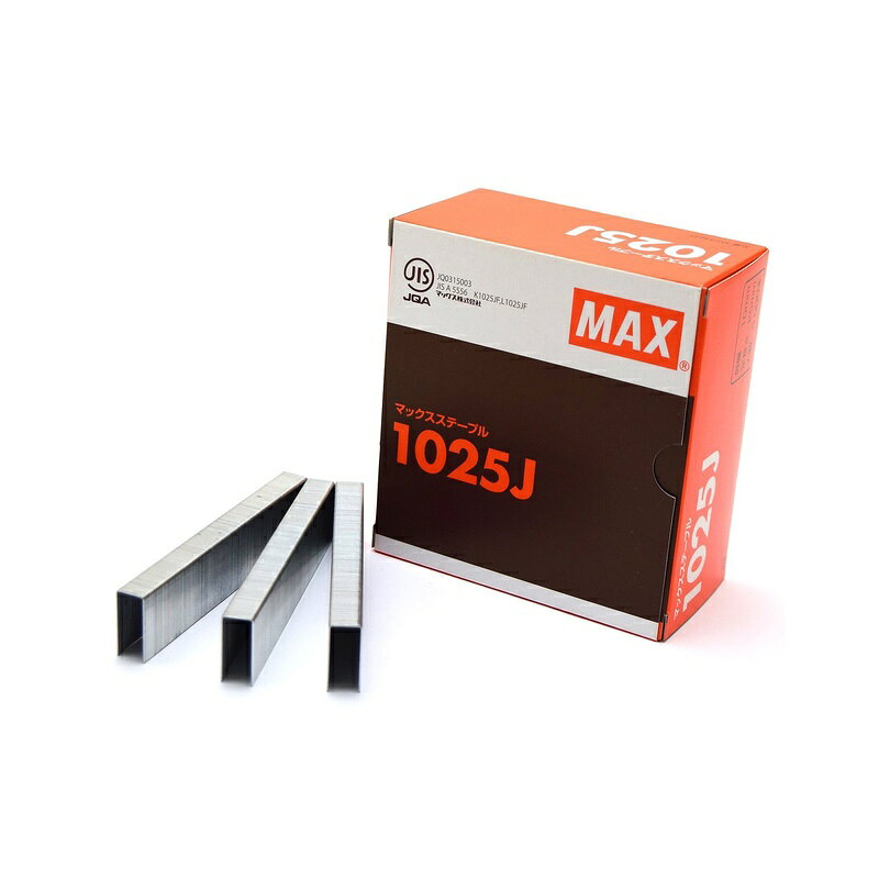 肩幅10mm、線径が1.15mm(幅)×0.6mm(厚さ)のコの字型の釘です。 ホチキスの針のように接着剤で連結されています。 全長：25mm 先端形状：チゼルポイント 材質：鉄 商品写真は、 お使いのモニター設定、お部屋の照明等により実際の商品と色味が異なる場合がございます。