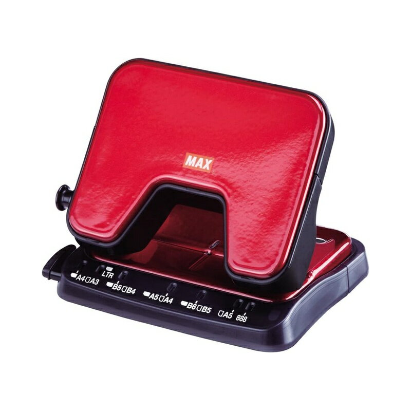 Other - MAX パンチ 穴あけパンチ 2穴 スクーバ 最大25枚 レッド DP-25T/R DP90129 4902870785864
