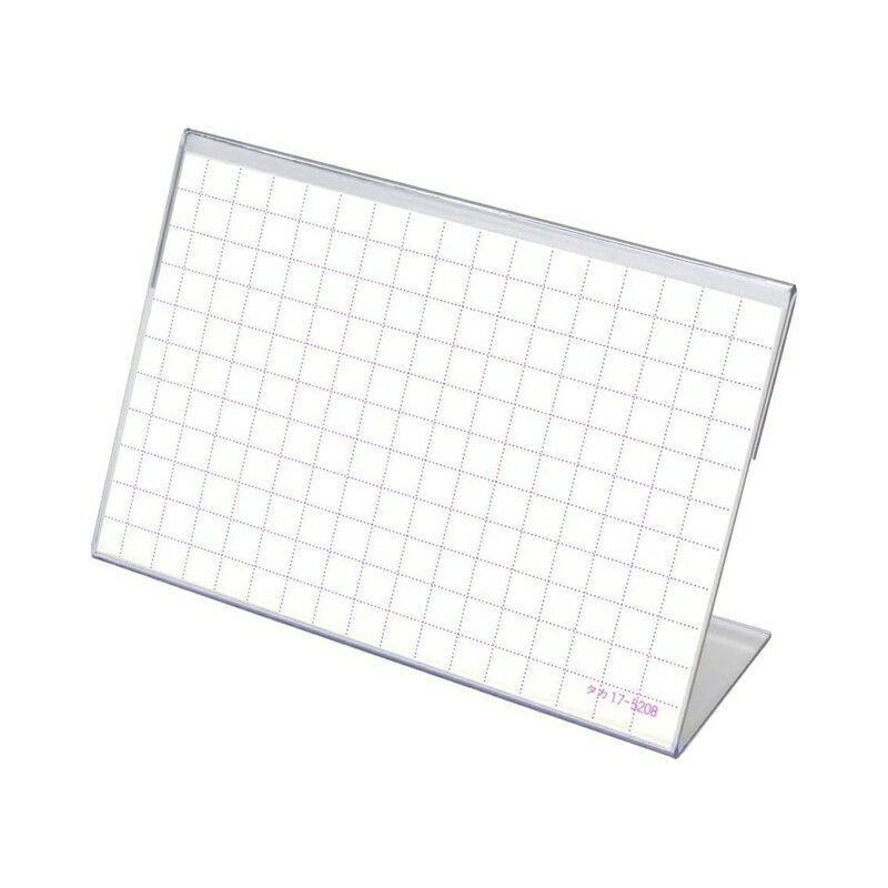 樂天商城 - ササガワ カード立 L型 PET・トーメイ 34-3220 4974268602930
