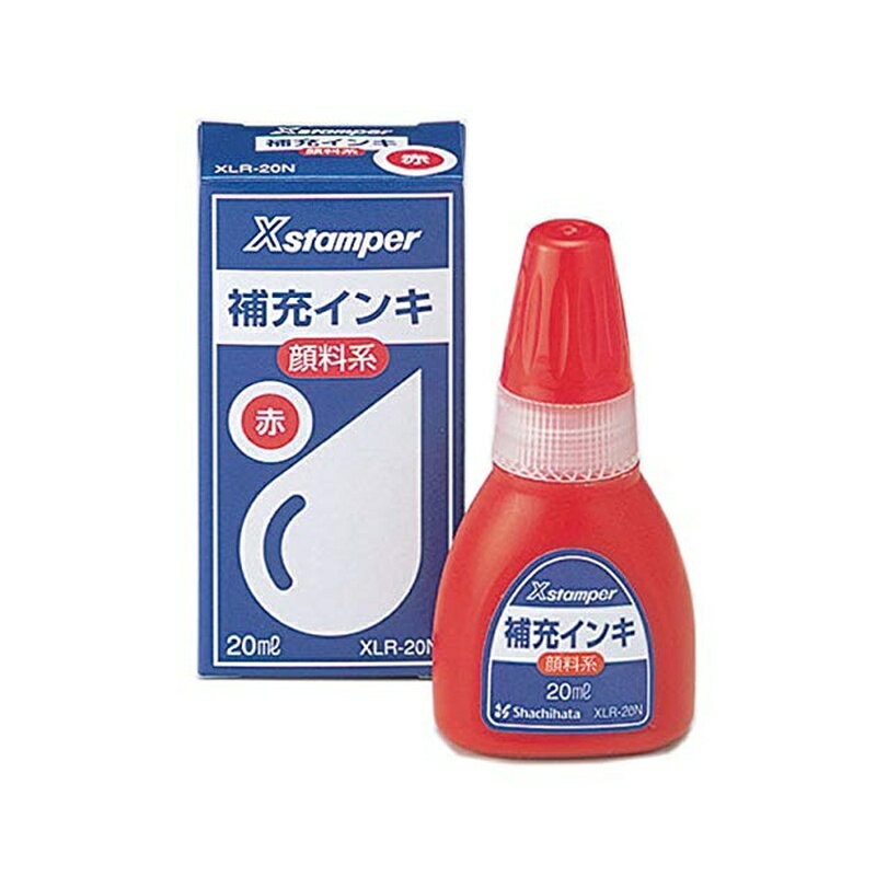 乐天商城 - シャチハタ Xスタンパー 補充インク 顔料系 20ml 赤 XLR-20N 4974052714122