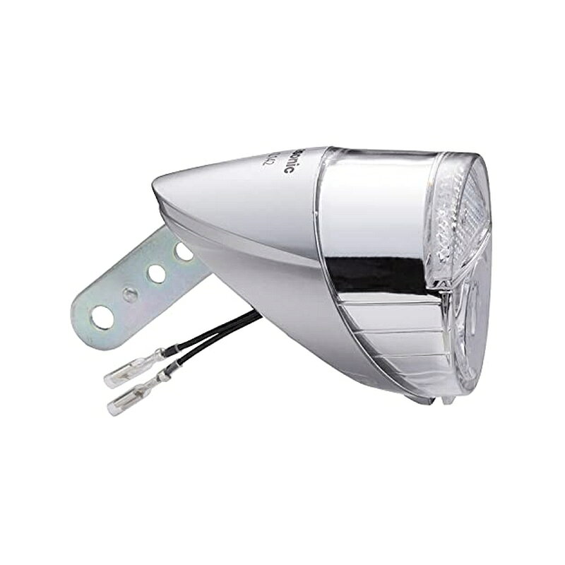 LED ハブダイナモ専用ライト 1線式、2線式のハブダイナモに対応した兼用モデル。 「足も灯」機能つきで装備も充実 Panasonic、SANYO製の3タイプのハブダイナモに対応。 足も灯」機能付 ・足元付近を照らして安心! ・停車時も安全! 残光機能付(点滅) 自動点灯、自動消灯のかしこい機能付。 自動点灯、常時点灯の切替可能。 ヘッド前方リフレクター付。 本体寸法:約W59mm×D79mm×H62mm 質量:約94g(本体のみ) 使用光源:高輝度白色LED×1個 使用電源:ハブダイナモ 定格(6V-2.4W 6V-0.8W) 色 シルバー 材質 プラスチック 電源 バッテリー式 商品の重量 0.16 キログラム 取り付けタイプ フレームマウント 設置位置 前 商品写真は、 お使いのモニター設定、お部屋の照明等により実際の商品と色味が異なる場合がございます。