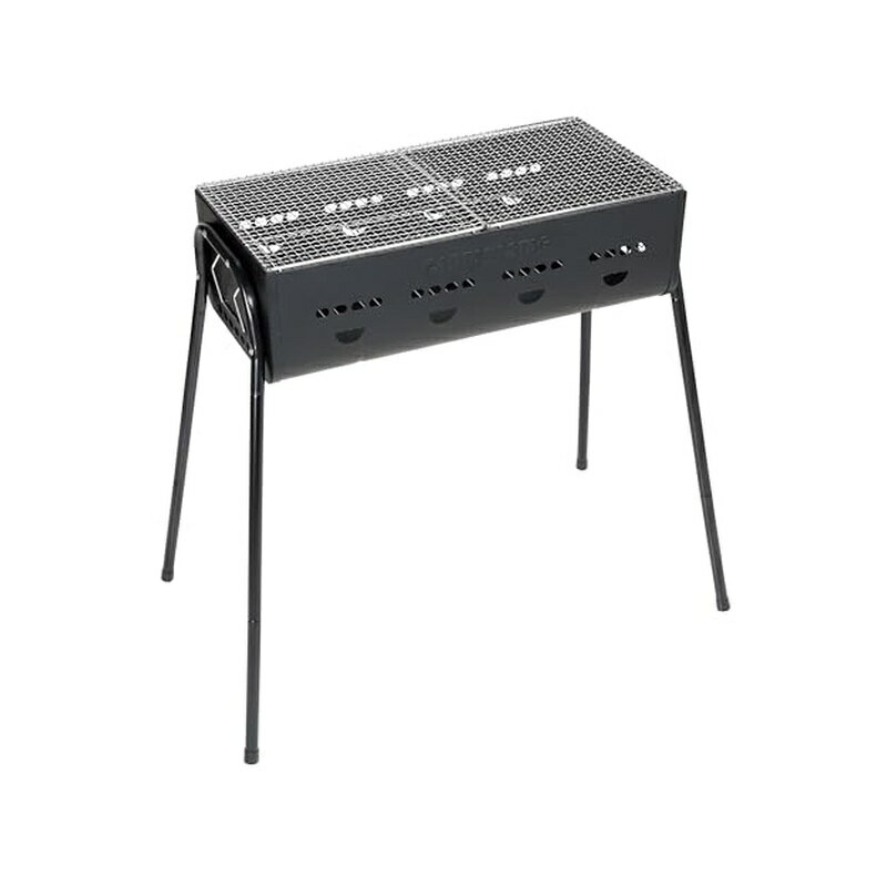 Field Champ - キャプテンスタッグ バーベキューコンロ グリル 焚き火台 3way バーベキューグリル 600 ブラック UG-112 4560464291452