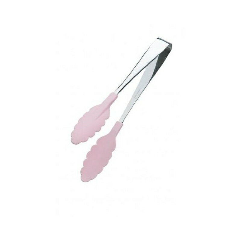 Tongs - 田辺金具 抗菌耐熱カラートング 中 ピンク 0071 4562208690071