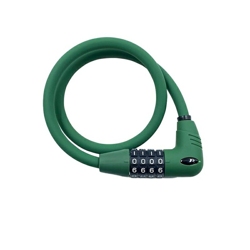 GORIN ゴリン 自転車 Easy Dial Lock2 φ10x600mm マットグリーン 4938915160846