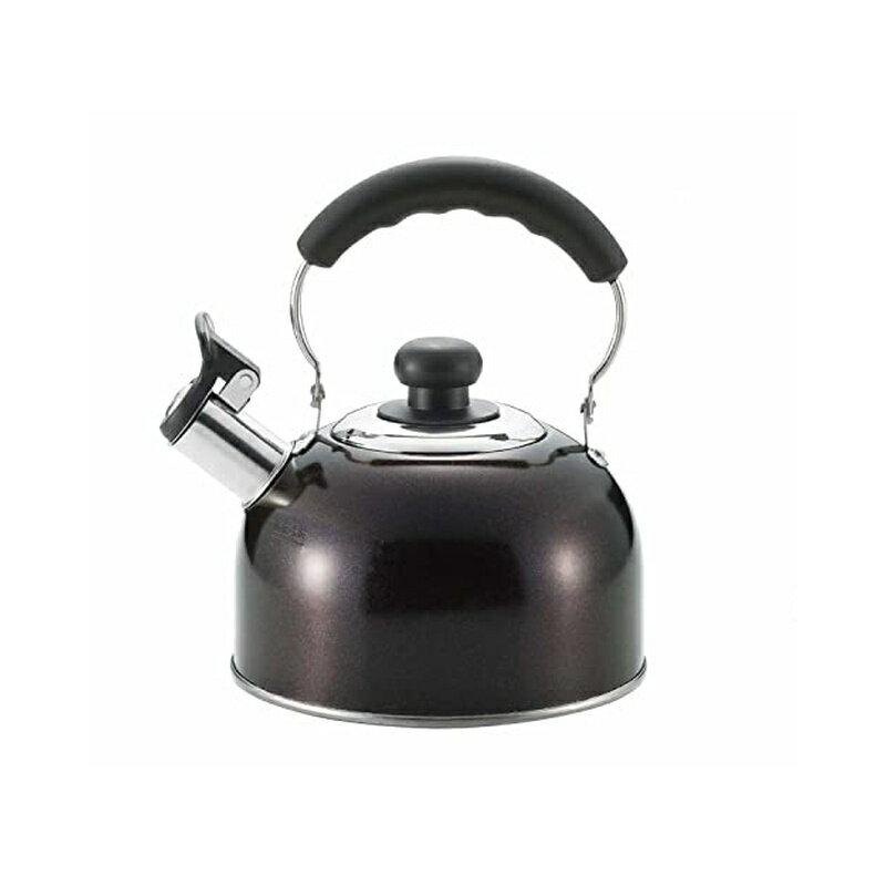 Ih Incompatible - ベストコ やかん 笛吹き ケトル 2.4L ステンレス製 IH 対応 ブラック NQ-0027 4988562001047