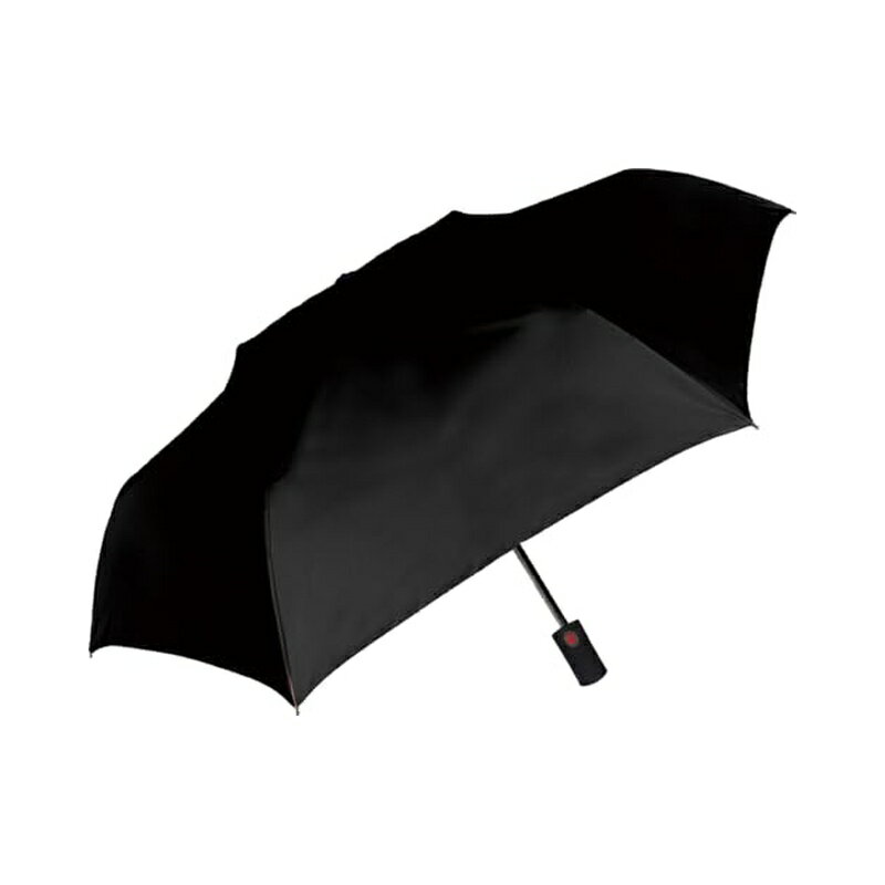 中谷 傘 自動開閉 完全遮光 晴雨兼用 折畳傘 日傘 ブラック 折り畳み 親骨60cm 6本...