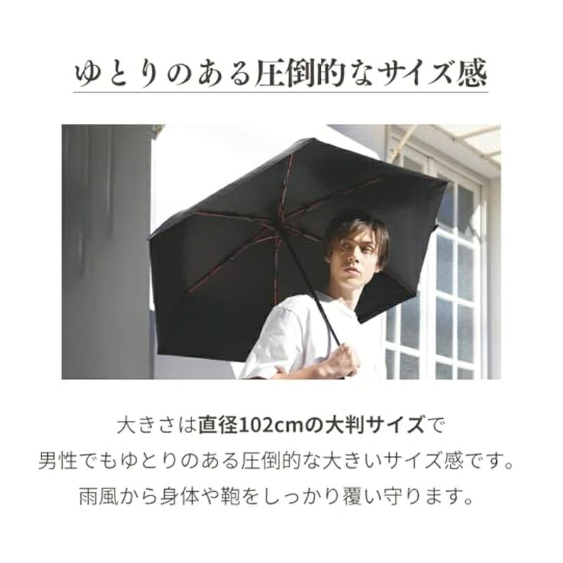 中谷 傘 自動開閉 完全遮光 晴雨兼用 折畳傘 日傘 ブラック 折り畳み 親骨60cm 6本...