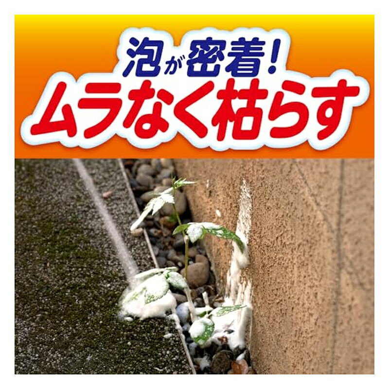フマキラー 除草剤 泡の除草王 1000ml すき間の雑草ねらいうち 4902424453553