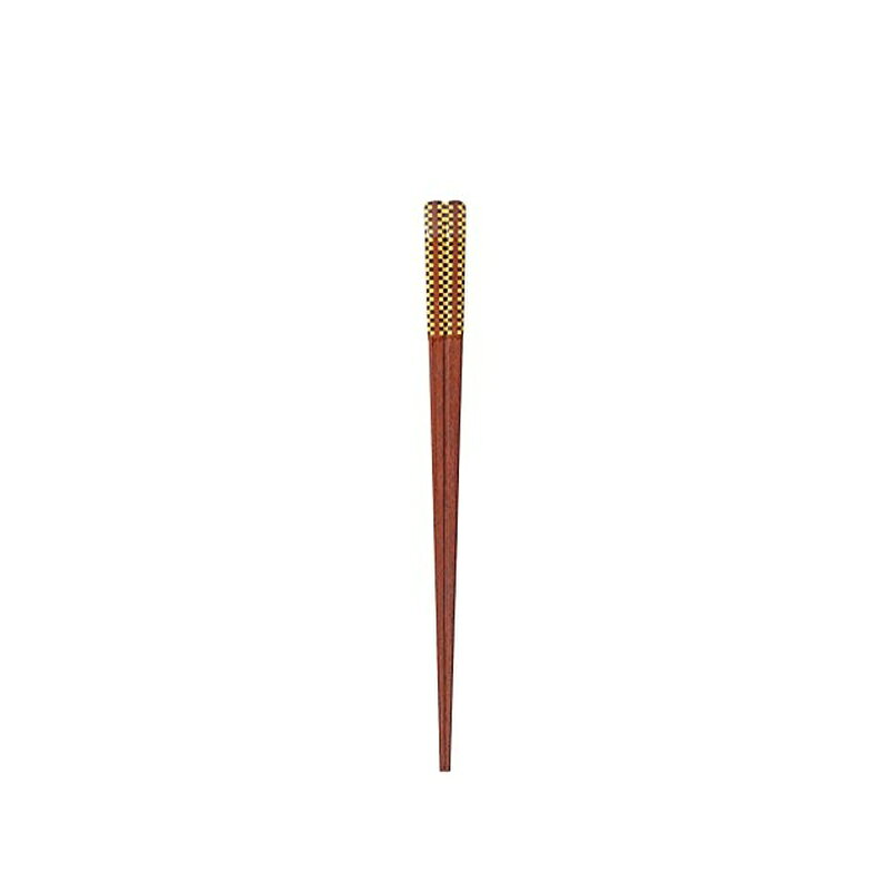 箸の長さ/約21cm 材質:天然木 原産国:日本 様々な木材を組み合わせ、色合いの違いを利用して模様を描く寄せ木細工が施されたお箸 箸と言う小さな世界に組み合わせた自然木ならではの柔らかな色目が美しい 使う程、手になじむ お箸は、人と人とを箸渡しすると言われ縁起の良いものとされている為、ギフトに最適 商品写真は、 お使いのモニター設定、お部屋の照明等により実際の商品と色味が異なる場合がございます。