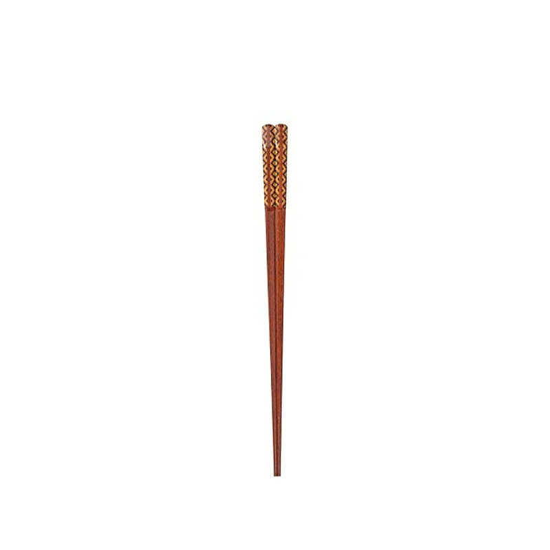 イシダ 一双 日本製 箸 寄せ木 菱綴り 21cm 38384 お取り寄せ商品 4580219383843