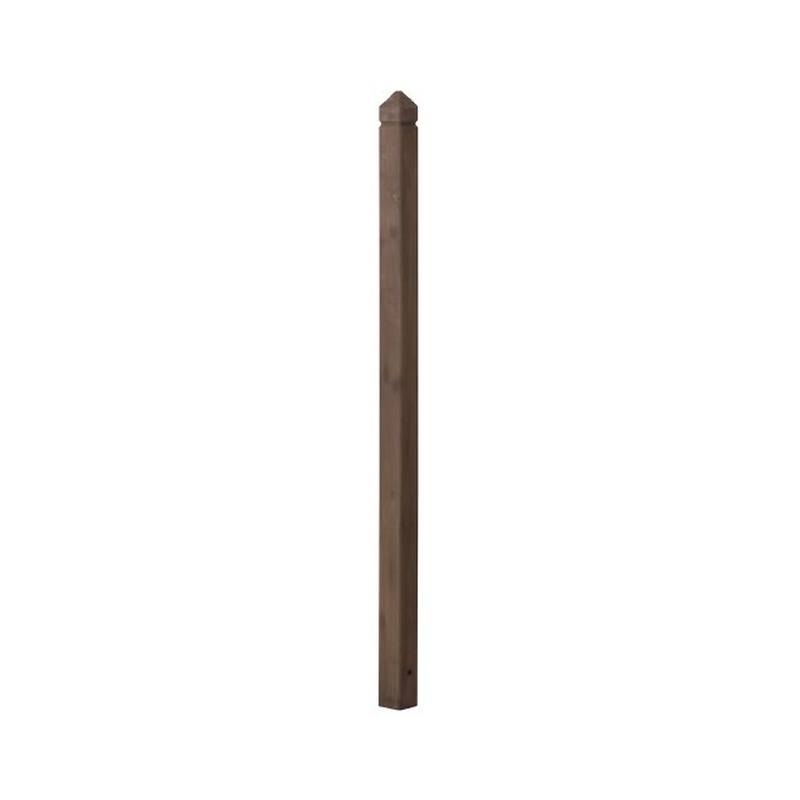 タカショー ラティス用柱 ACQ ブラウン 60角×120cm LPB-0260 4975149598359