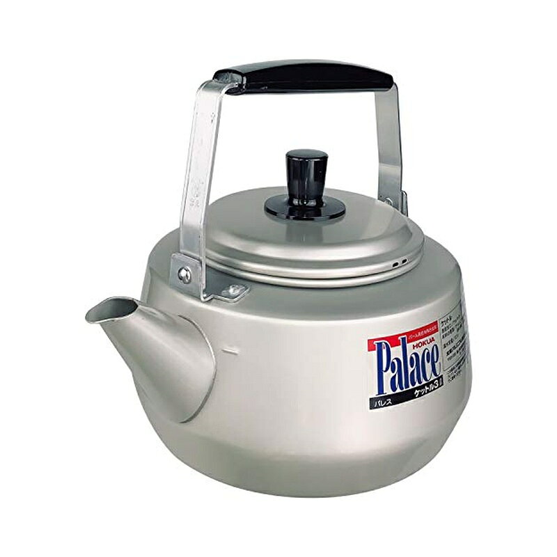軽くて使いやすい、ベーシックタイプのケットル。 品　種：ケットル サイズ：3L 本　体：アルミニウム合金 表　面：パール発色アルマイト加工 取っ手：フェノール樹脂 原産国：日本 商品写真は、 お使いのモニター設定、お部屋の照明等により実際の商品と色味が異なる場合がございます。