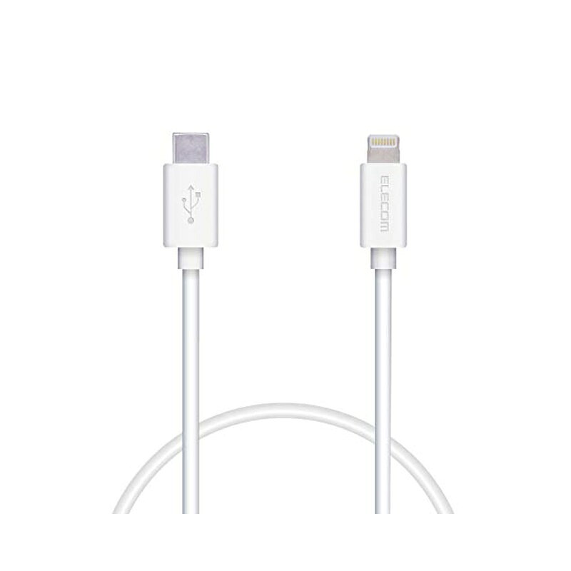 型番：MPA-CL05WH ●Lightningコネクタを搭載したiPhone・iPod・iPadと、USB-Cポートを搭載したパソコンを接続し、充電・データ転送ができるUSB-C to Lightningケーブルです。 ●※USB-C搭載iPadの充電には対応しておりません。USB-C搭載iPadからLightning搭載端末への給電は可能です。 ●また対応したUSB-Cポート付きの充電器と接続することで、家庭用コンセントから充電可能です。 ●iPhoneの高速充電に対応しています。 ●※USB Power DeliveryまたはThunderboltに対応したUSB-Cポート付きのパソコン・充電器の場合に高速充電が可能です。 ●サビなどに強く、信号劣化を抑える金メッキピンを採用しています。 ●Appleの正規ライセンス「Made for iPhone/iPad/iPod」を取得した安心して使用できる製品です。 安定したデータ通信が可能で、iOSを最新版にアップデートしても引き続き使用できます。 仕様 ■コネクタ形状1：Lightningコネクター(オス) ■コネクタ形状2：USB-C(TM)コネクター(オス) ■長さ：0.5m ※コネクター含まず ■使用目的・用途：USB-C(TM)端子を持つパソコン及び充電器とLightningコネクターを搭載したiPhone、iPad、iPodを接続し、充電・データ転送が可能です。 ■対応機種(iPhone)：iPhone 14 Pro Max、iPhone 14 Pro、iPhone 14 Plus、iPhone 14、iPhone 13 Pro Max、iPhone 13 Pro、iPhone 13、iPhone 13 mini、iPhone 12 Pro Max、iPhone 12 Pro、iPhone 12、iPhone 12 mini ■対応機種(iPhone)：iPhone SE(2nd generation)、iPhone 11 Pro Max、iPhone 11 Pro、iPhone 11、iPhone XS Max、iPhone XS、iPhone XR、iPhone X、iPhone 8 Plus、iPhone 8、iPhone 7 Plus、iPhone 7、iPhone SE、iPhone 6s Plus、iPhone 6s、iPhone6 Plus、 iPhone 6、iPhone 5s ■対応機種(iPad)：iPad Pro 10.5-inch、iPad Pro 12.9-inch (2nd generation)、iPad Pro 9.7-inch、iPad Pro 12.9-inch (1st generation)、iPad Air (3rd generation)、iPad Air 2、iPad Air ■対応機種(iPad)：iPad mini (5th generation)、iPad mini 4、iPad mini 3、iPad mini 2、iPad (9th generation)、iPad (8th generation)、iPad (7th generation)、iPad (6th generation)、iPad (5th generation) ■対応機種(iPod)：iPod touch(7th generation)、iPod touch(6th generation) ■対応機種(その他)：AirPods(第1世代)、AirPods(第2世代)、AirPods(第3世代)、AirPods Pro、AirPods Pro(第2世代)、AirPods Max ■パッケージ：PET折り箱 ■カラー：ホワイト ■保証期間：1年間 ■その他：※iPhone8以降に発売されたUSB Power Delivery対応機種とUSB Power Delivery対応の充電器を使用した場合、高速充電が可能※iPadはUSB PD対応またはThunderbolt対応のUSB-C(TM)端子を持つパソコンの場合充電が可能※USB-C(TM)搭載iPadからLightning搭載端末への給電は可能 ■環境配慮事項：EU RoHS指令準拠(10物質) 商品写真は、 お使いのモニター設定、お部屋の照明等により実際の商品と色味が異なる場合がございます。