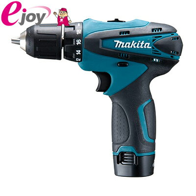 マキタ(makita) 充電式ドライバドリル 10.8V 1.3Ah バッテリー2個付き DF330DWX （ドライバードリル　ドライバ　充電式　 電動工具　ブルー） DIY